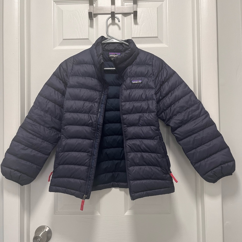 Kids Navy Blue Puffer Jacket | Patagonia